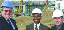 (Left to right): Errol Ashwell, managing director, Autodesk Africa; Kelvin Radebe, managing director of Lebone Engineering; and Athol Phillips, executive member of Autograph